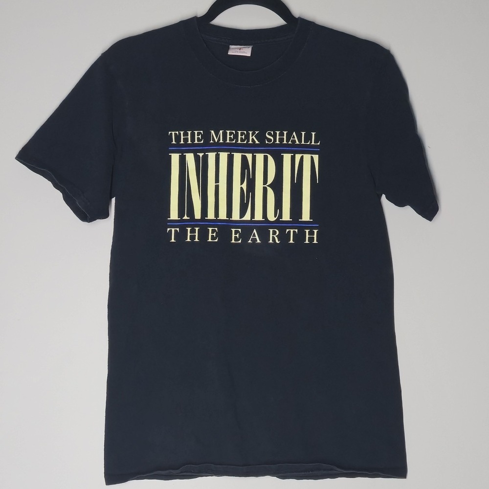 Noah The Meek Shall Inherit The Earth T Shirt Size Small Black Authentic
